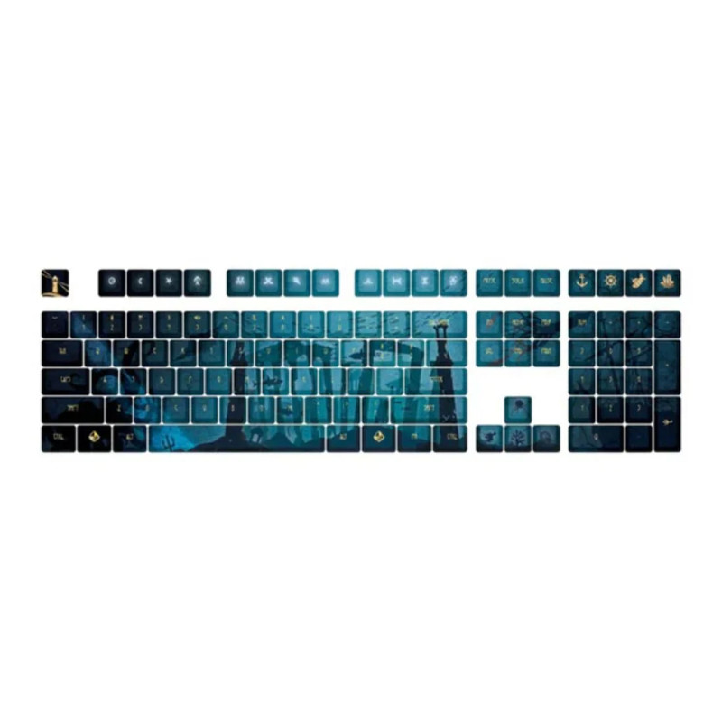 Traitors Atlantis 108 PBT Keycap Set - مفاتيح